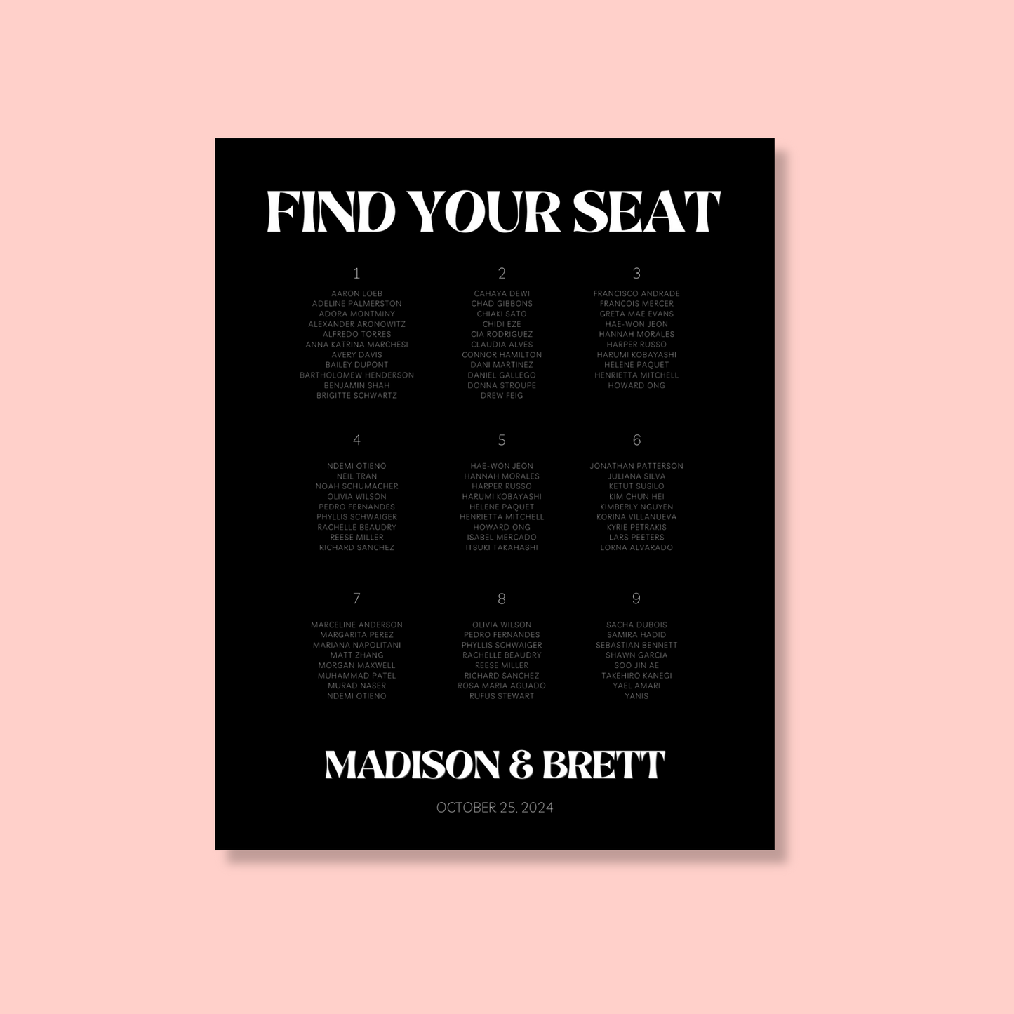 Brasika | Find Your Seat