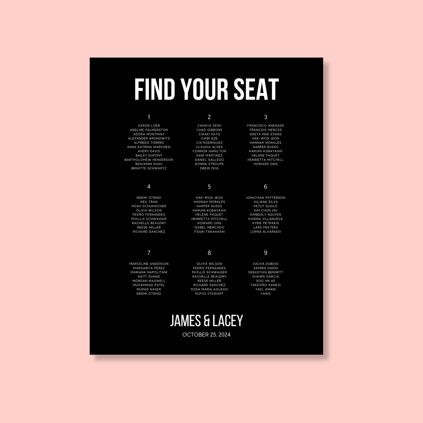 Evolve | Find Your Seat