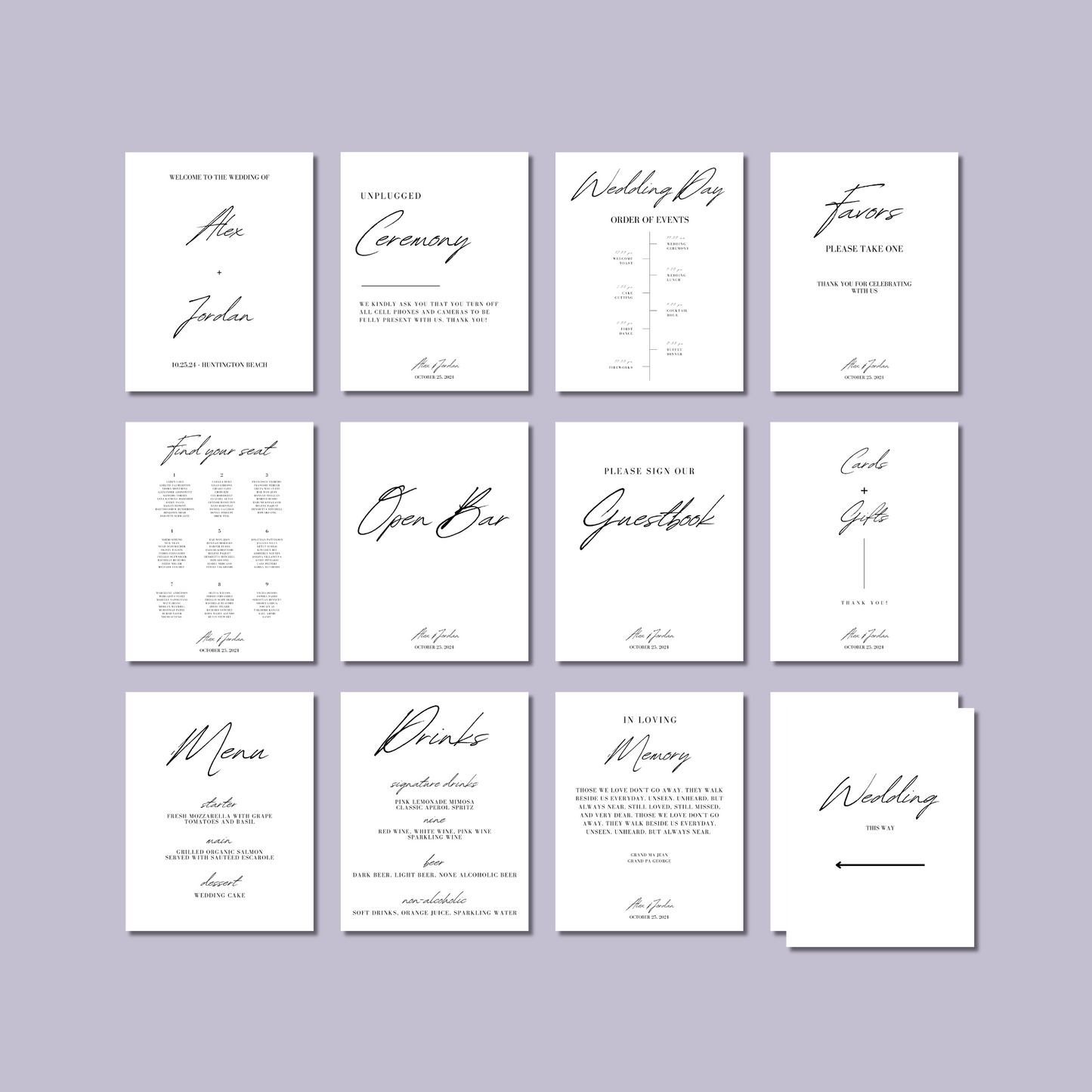 Bodoni | Party Favor