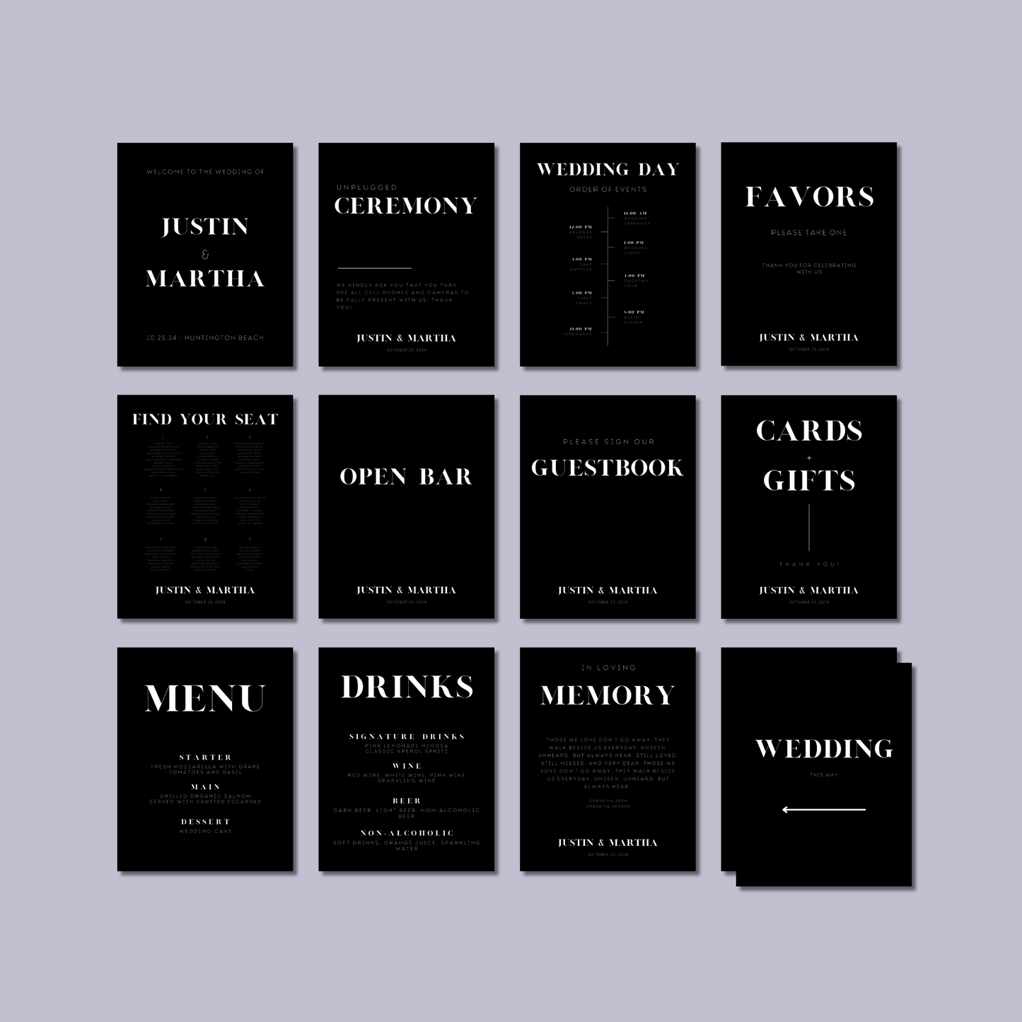 London | Menu