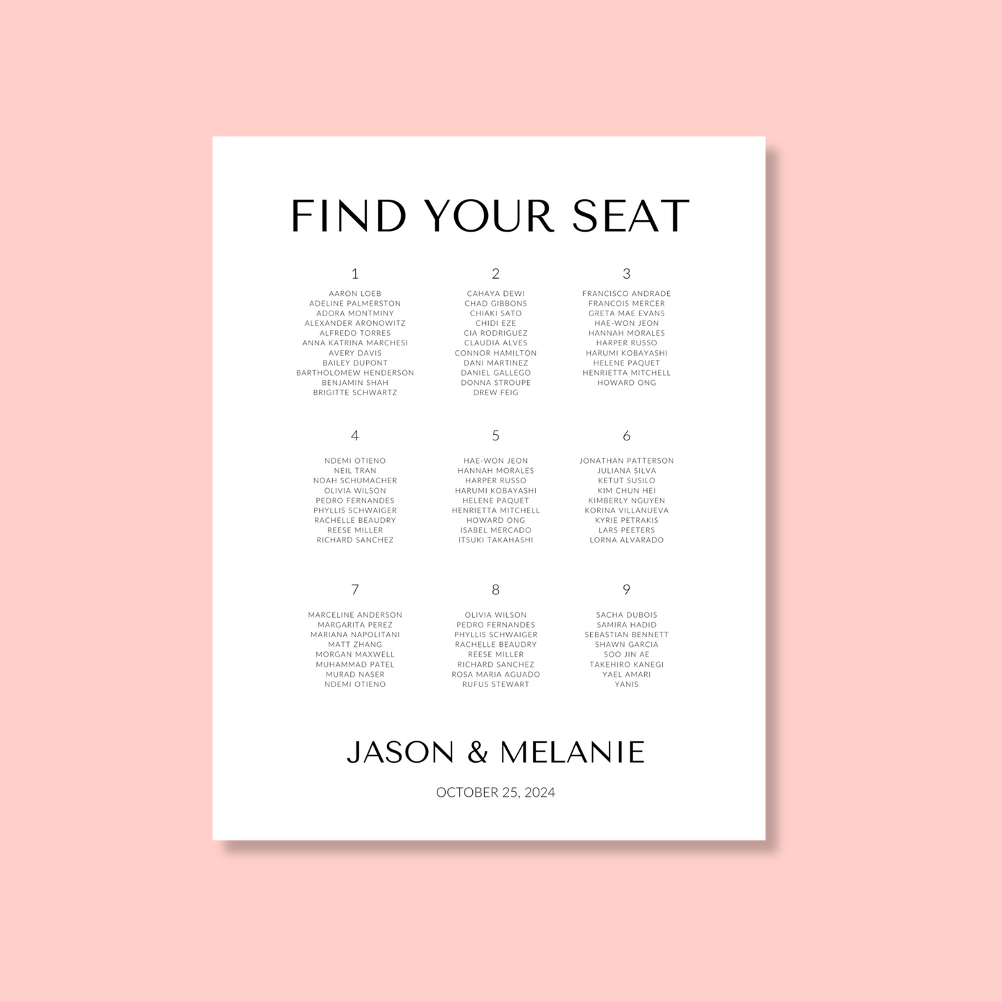 Tenor | Find Your Seat