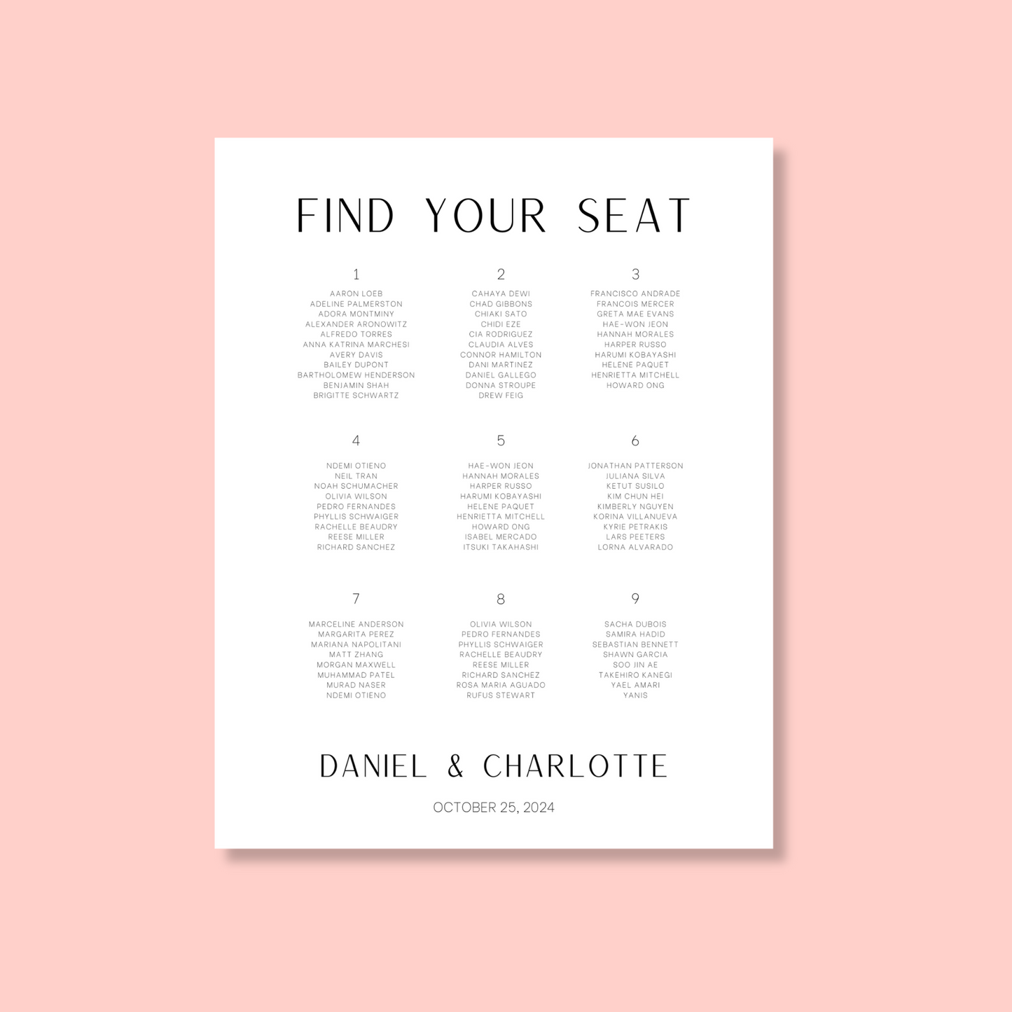 Versailles | Find Your Seat