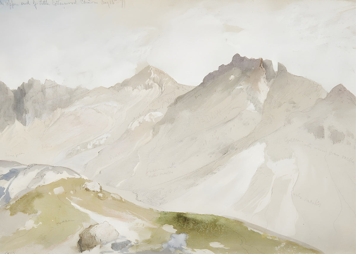 Alpine Valley, romantic wall art print