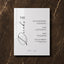 Aria Collection Acrylic Wedding Bar & Drinks Sign
