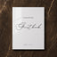 Aria Collection Acrylic Wedding Guestbook Sign