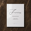 Aria Collection Acrylic Wedding Party Favors Sign