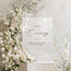 Aria Collection Acrylic Wedding Unplugged Ceremony Sign