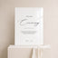 Aria Collection Acrylic Wedding Unplugged Ceremony Sign