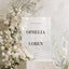 Aria Collection Acrylic Wedding Welcome Sign