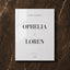 Aria Collection Acrylic Wedding Welcome Sign
