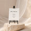 Aria Collection Gatorboard Wedding Menu Sign