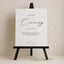 Aria Collection Gatorboard Wedding Unplugged Ceremony Sign