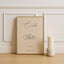 Aria Collection Poster Wedding Cards & Gifts Sign