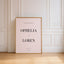 Aria Collection Poster Wedding Welcome Sign