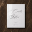 Aria Collection Acrylic Wedding Cards & Gifts Sign