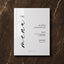 Aria Collection Acrylic Wedding Menu Sign