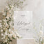 Aria Collection Acrylic Wedding Unplugged Ceremony Sign