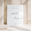 Aria Collection Acrylic Wedding Welcome Sign