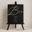 Aria Collection Gatorboard Wedding Bar & Drinks Sign