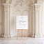 Aria Collection Gatorboard Wedding Unplugged Ceremony Sign