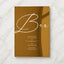 Aria Collection Gold Mirror Wedding Bar & Drinks Sign