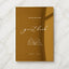 Aria Collection Gold Mirror Wedding Guestbook Sign