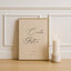 Aria Collection Poster Wedding Cards & Gifts Sign
