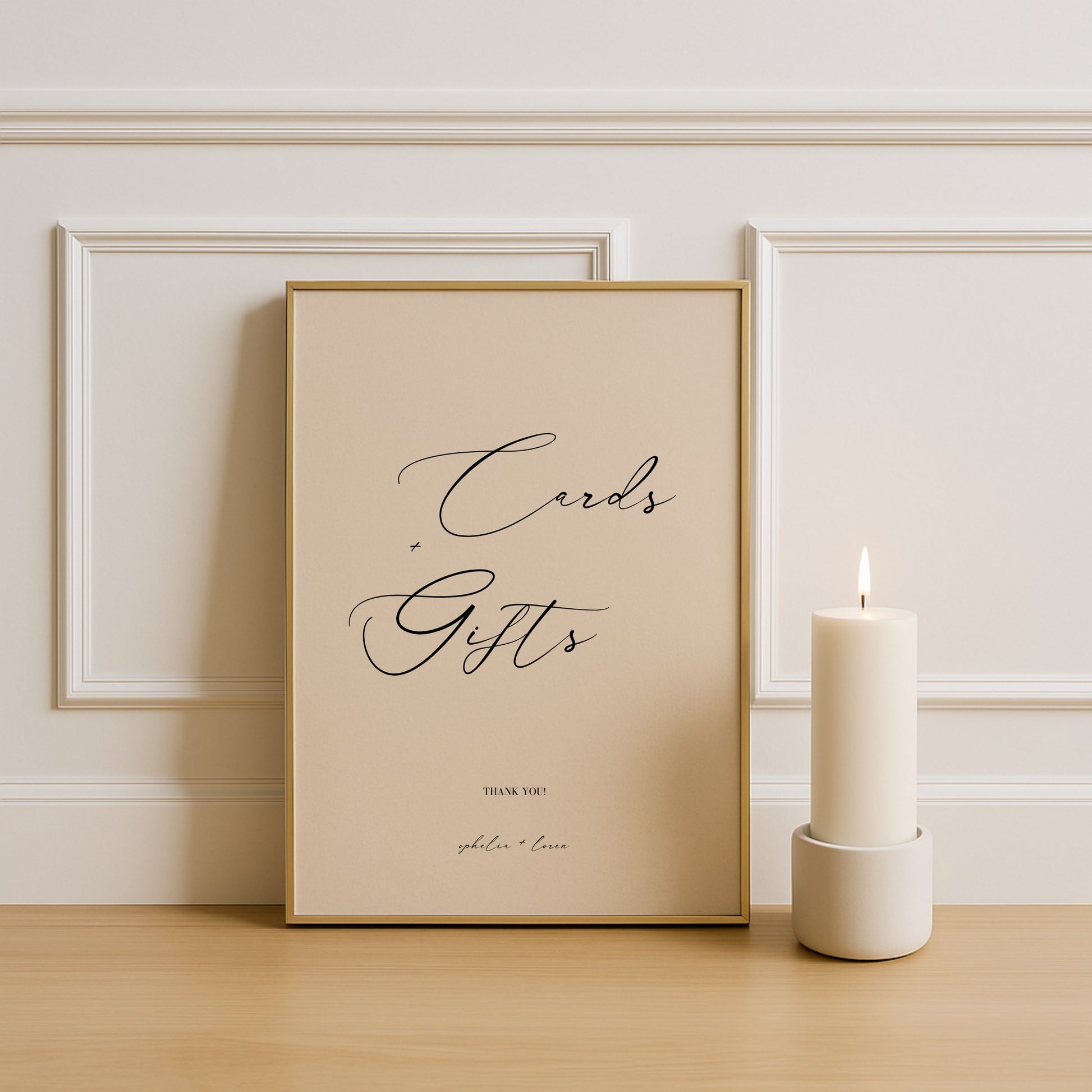 Aria Collection Poster Wedding Cards & Gifts Sign