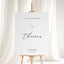 Aria Collection Gatorboard Wedding Welcome Sign