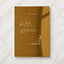 Aria Collection Gold Mirror Wedding Guestbook Sign