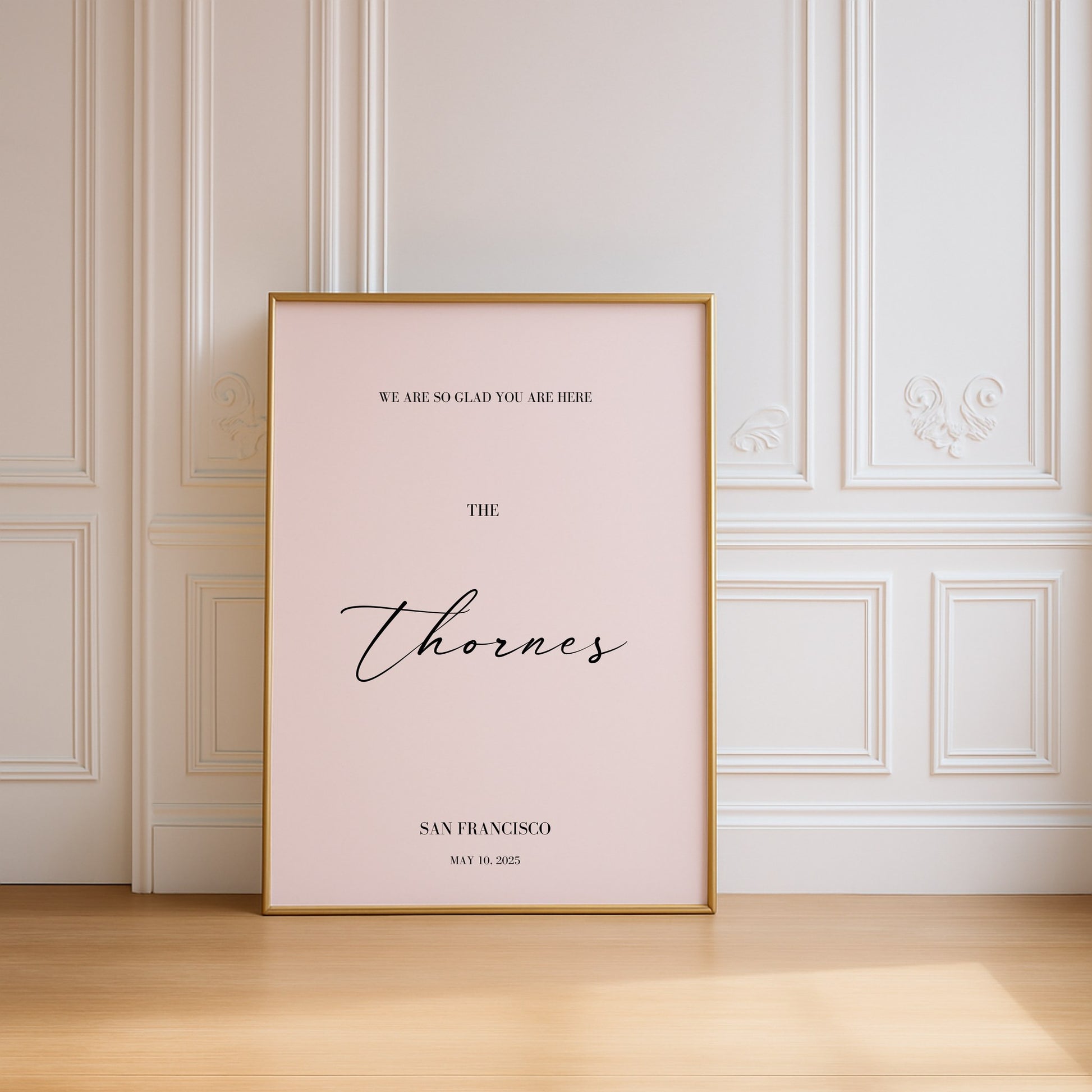 Aria Collection Poster Wedding Welcome Sign