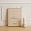 Aria Collection Poster Wedding Welcome Sign