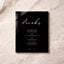 Aria Collection Acrylic Wedding Bar & Drinks Sign