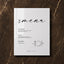 Aria Collection Acrylic Wedding Menu Sign