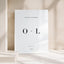Aria Collection Acrylic Wedding Welcome Sign