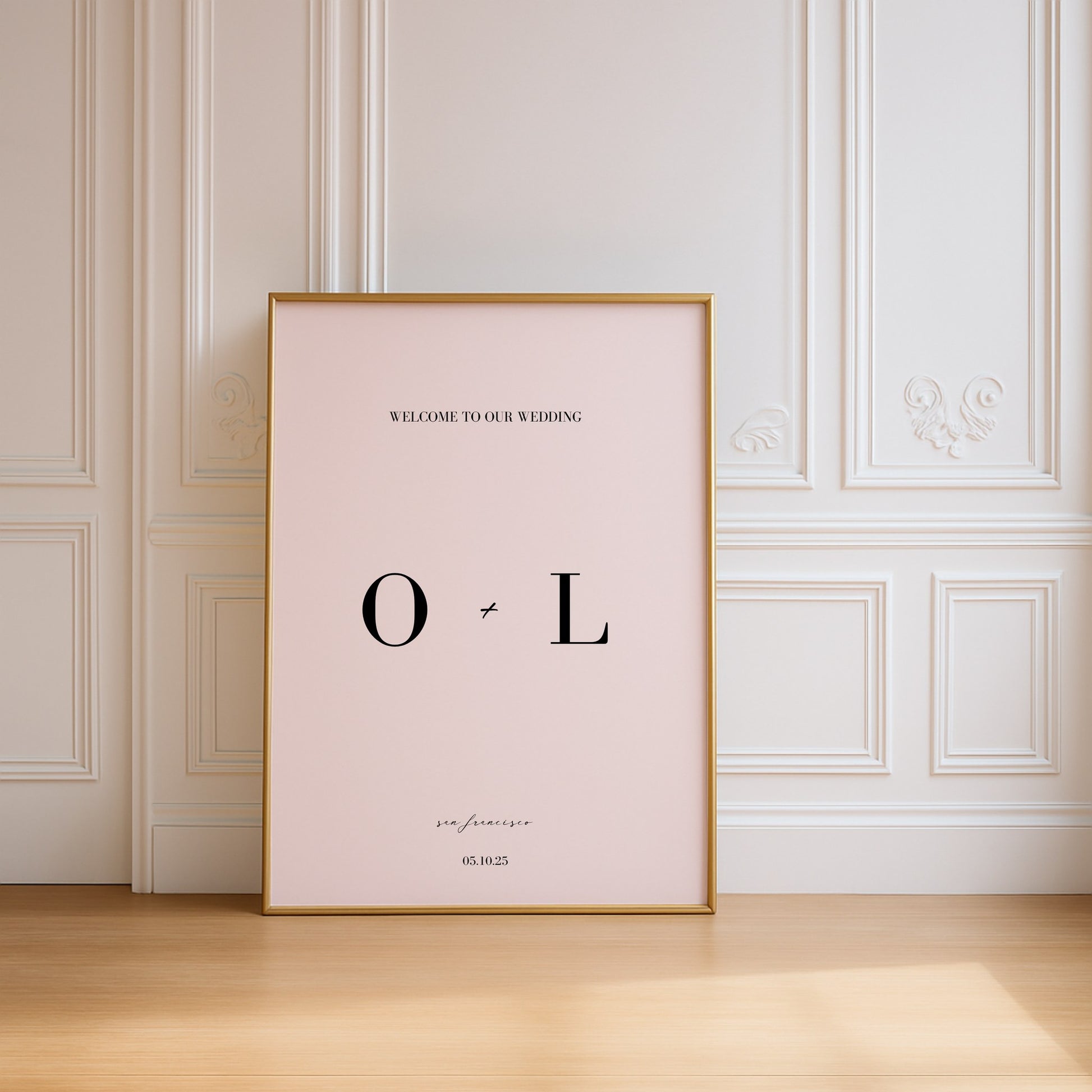 Aria Collection Poster Wedding Welcome Sign
