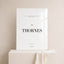 Aria Collection Acrylic Wedding Welcome Sign