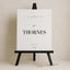Aria Collection Gatorboard Wedding Welcome Sign