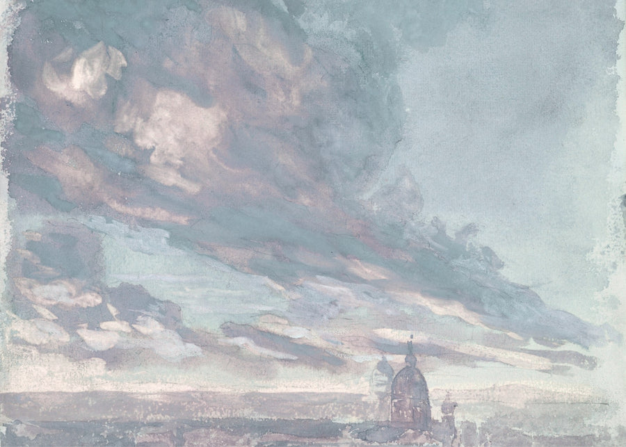 Blush Storm Sky, romantic wall art print