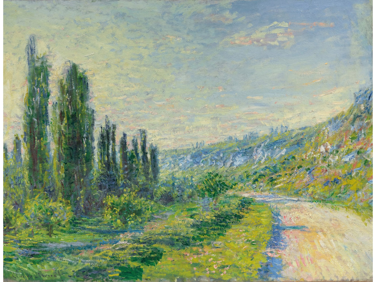 La Route de Vétheuil by Claude Monet, reproduced as a fine art wall print