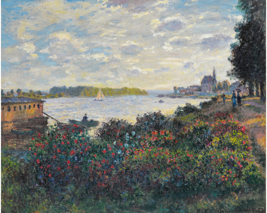 La Seine à Argenteuil by Claude Monet, reproduced as a fine art wall print