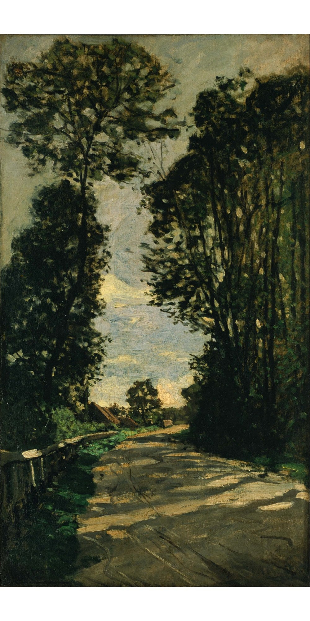 Road of the Farm Saint-Siméon by Claude Monet, reproduced as a fine art wall print