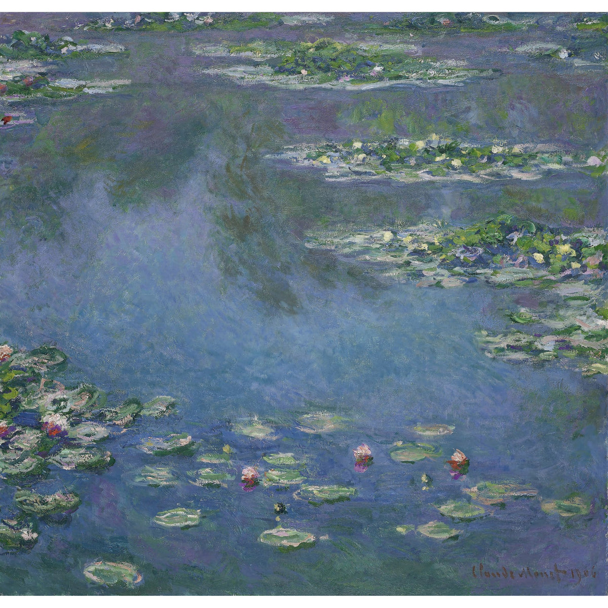Water Lilies by Claude Monet, reproduced as a fine art wall print
