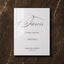 Florence Collection Acrylic Wedding Party Favors Sign