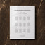 Florence Collection Acrylic Wedding Seating Chart Sign