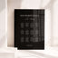Florence Collection Acrylic Wedding Seating Chart Sign