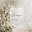 Florence Collection Acrylic Wedding Unplugged Ceremony Sign