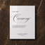 Florence Collection Acrylic Wedding Unplugged Ceremony Sign
