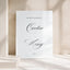 Florence Collection Acrylic Wedding Welcome Sign