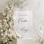 Florence Collection Acrylic Wedding Welcome Sign
